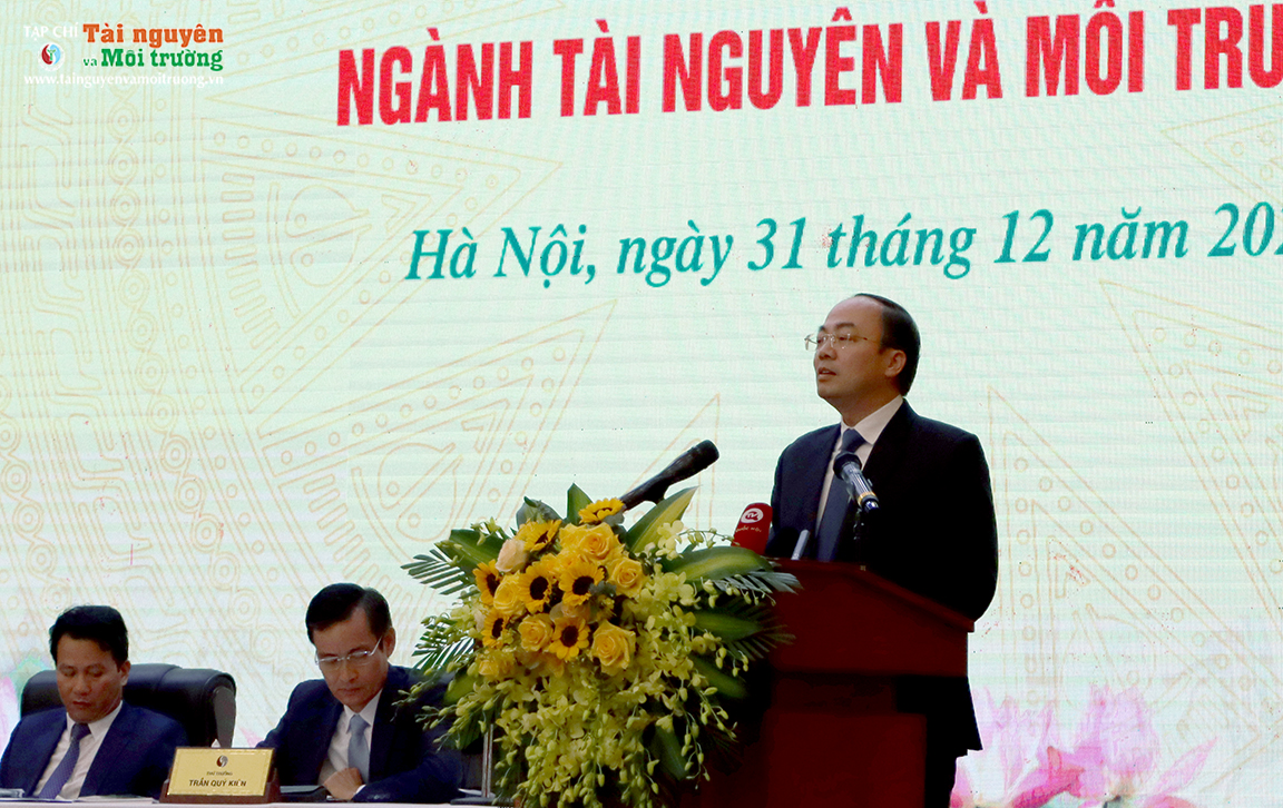 Hội nghị tổng kết công tác năm 2023 và triển khai nhiệm vụ năm 2024 ngành Tài nguyên và Môi trường