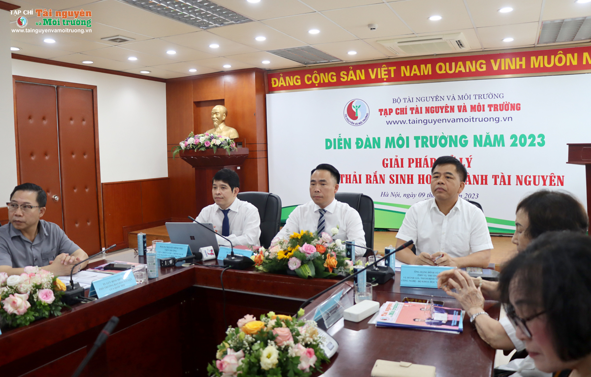 Diễn đàn môi trường năm 2023: Giải pháp xử lý chất thải rắn sinh hoạt thành tài nguyên