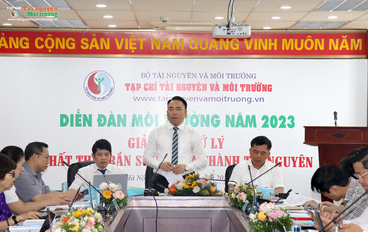 Diễn đàn môi trường năm 2023: Giải pháp xử lý chất thải rắn sinh hoạt thành tài nguyên