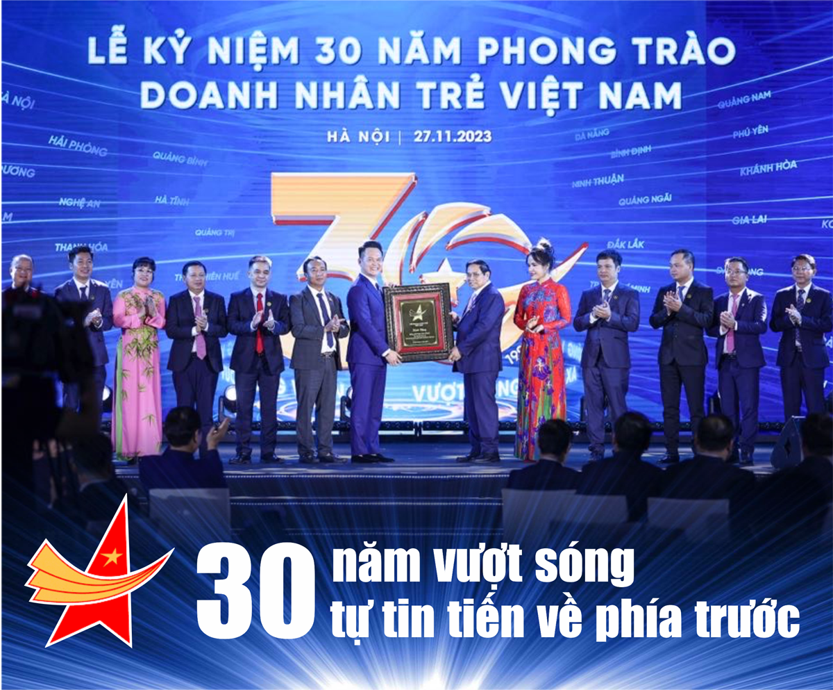 Doanh nhân trẻ Việt Nam: 30 năm vượt sóng, tự tin tiến về phía trước