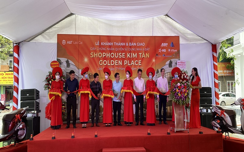 SHOPHOUSE Kim Tân GOLDEN PLACE Lào Cai - Khánh thành và trao sổ