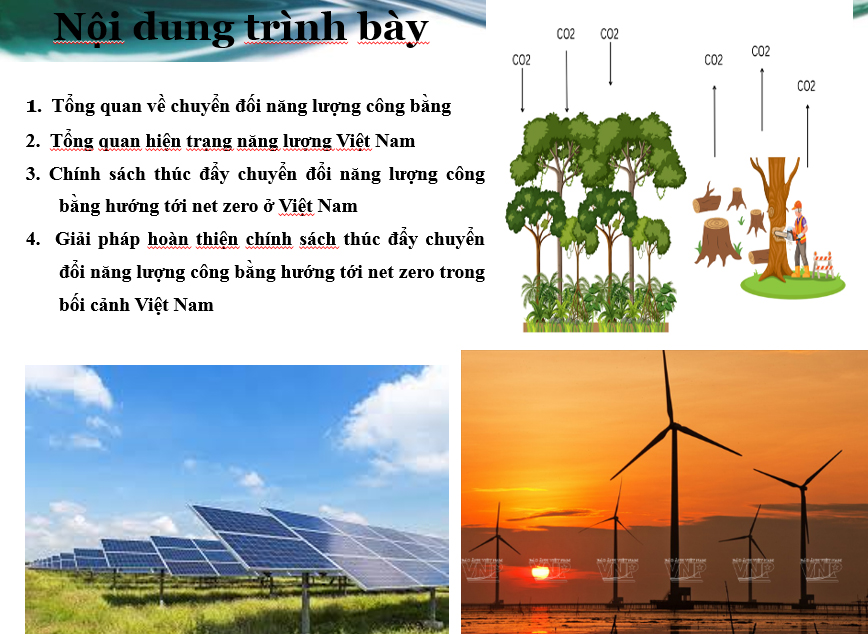 Các chính sách và giải pháp thúc đẩy chuyển đổi năng lượng công bằng hướng tới Net Zero trong bối cảnh Việt Nam