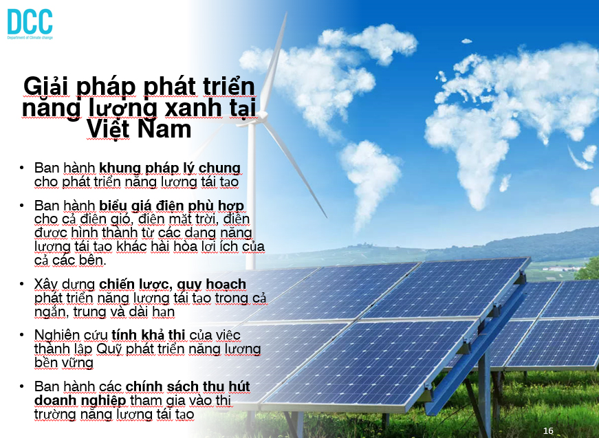 Các chủ trương và chính sách chuyển đổi năng lượng xanh hướng tới mục tiêu Net Zero