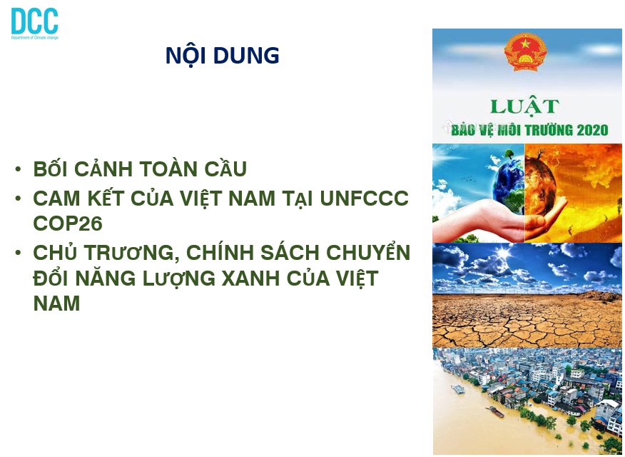 Các chủ trương và chính sách chuyển đổi năng lượng xanh hướng tới mục tiêu Net Zero