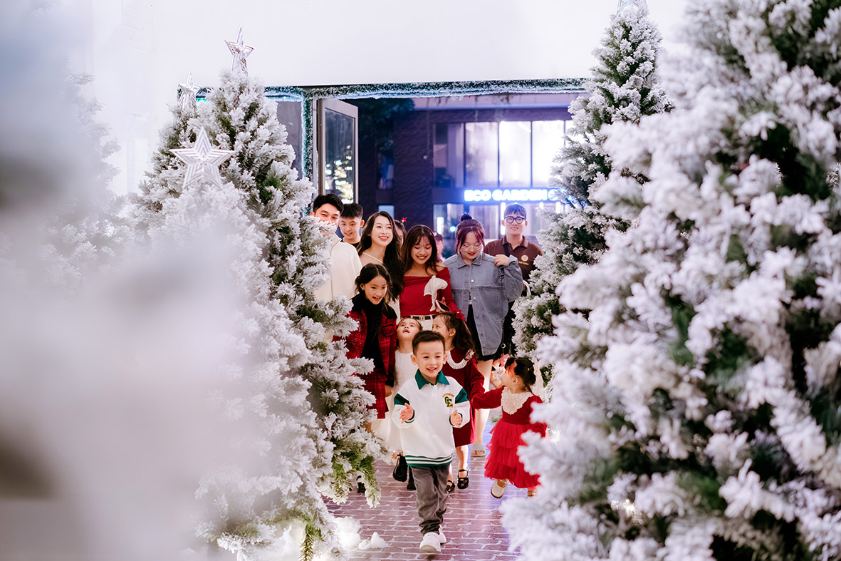 “Nhà của ông già Noel” bất ngờ xuất hiện tại khu đô thị của nhà sáng lập Ecopark