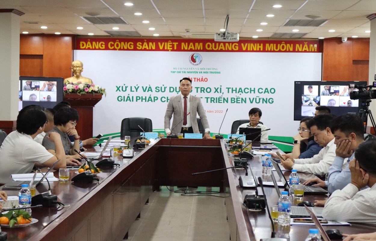 Hà Nội: Tạp chí Tài nguyên và Môi trường tổ chức hội thảo “Xử lý và sử dụng tro, xỉ, thạch cao - Giải pháp cho phát triển bền vững”