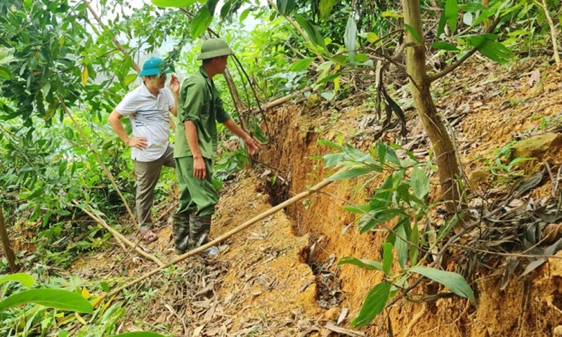 Bắc Giang công bố tình huống khẩn cấp sạt lở đất ở nhiều địa phương