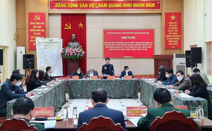 Sở Tài nguyên và Môi trường Hà Nội diễn tập khu vực phòng thủ năm 2021