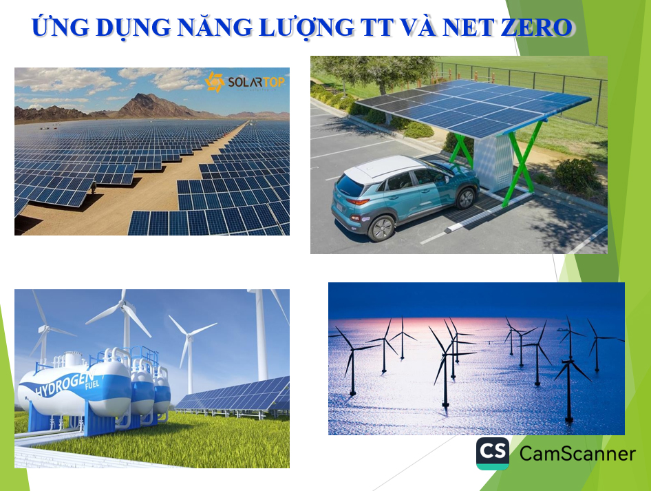 Phát triển năng lượng xanh, năng lượng tái tạo hướng đến Net Zero