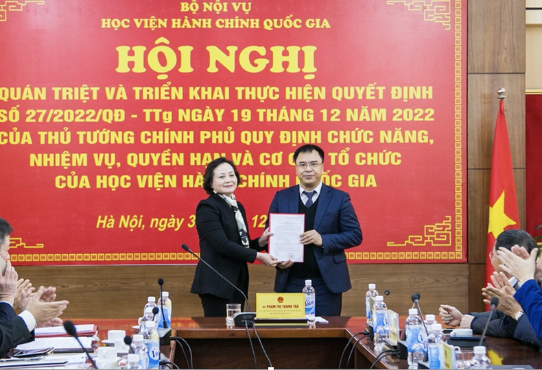 PGS,TS Nguyễn Bá Chiến làm Quyền Giám đốc Học viện Hành chính Quốc gia