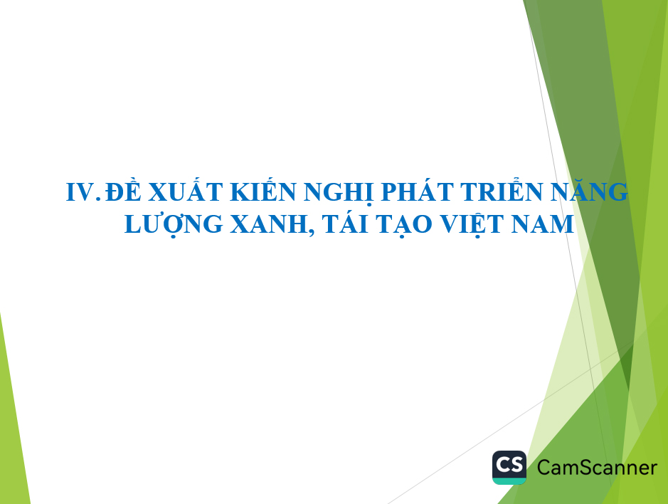 Phát triển năng lượng xanh, năng lượng tái tạo hướng đến Net Zero