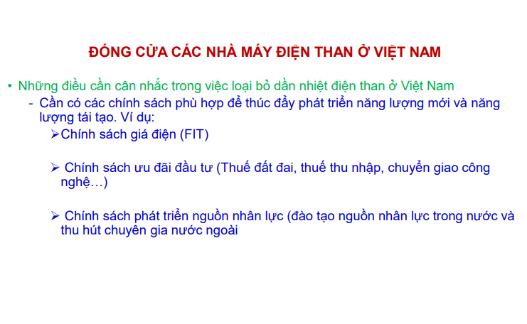 Chuyển dịch than công bằng ở Việt Nam