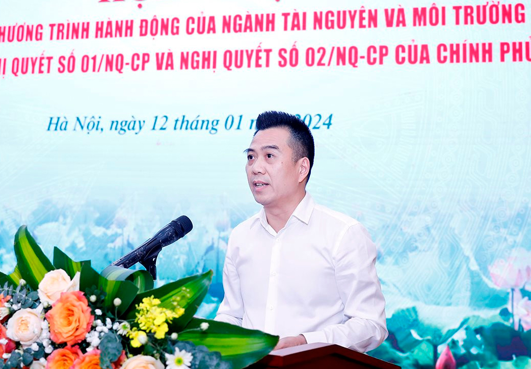 Hội nghị triển khai Chương trình hành động của ngành Tài nguyên và Môi trường thực hiện Nghị quyết số 01/NQ-CP và Nghị quyết số 02/NQ-CP của Chính phủ