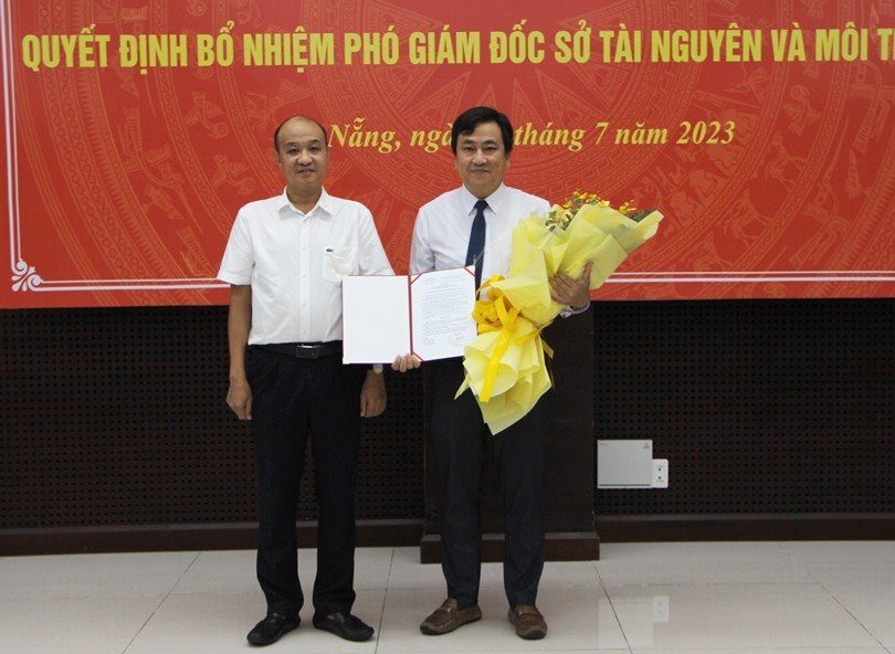 Ông Đặng Quang Vinh làm Phó Giám đốc Sở Tài nguyên và Môi trường Đà Nẵng