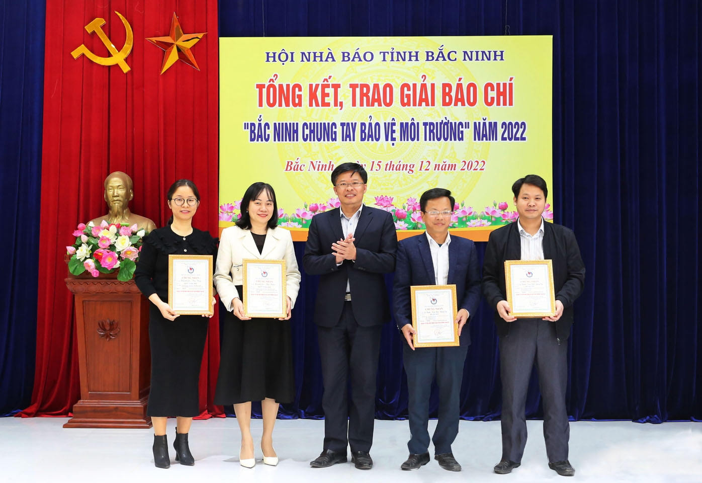 Trao giải báo chí “Bắc Ninh chung tay bảo vệ môi trường” năm 2022