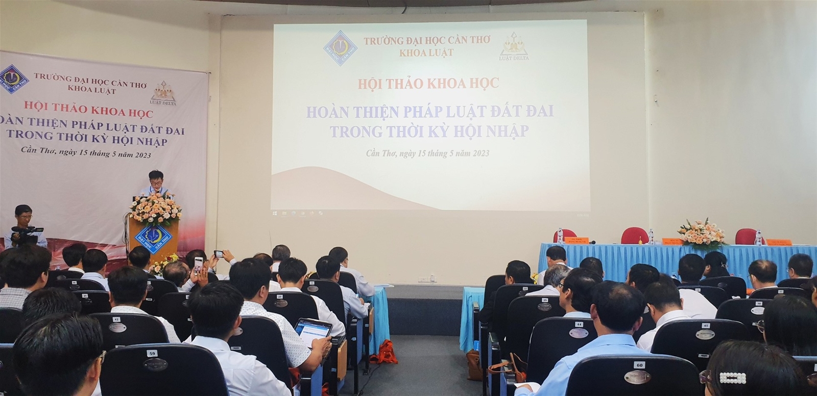 Hội thảo khoa học về “hoàn thiện pháp luật đất đai trong thời kỳ hội nhập”