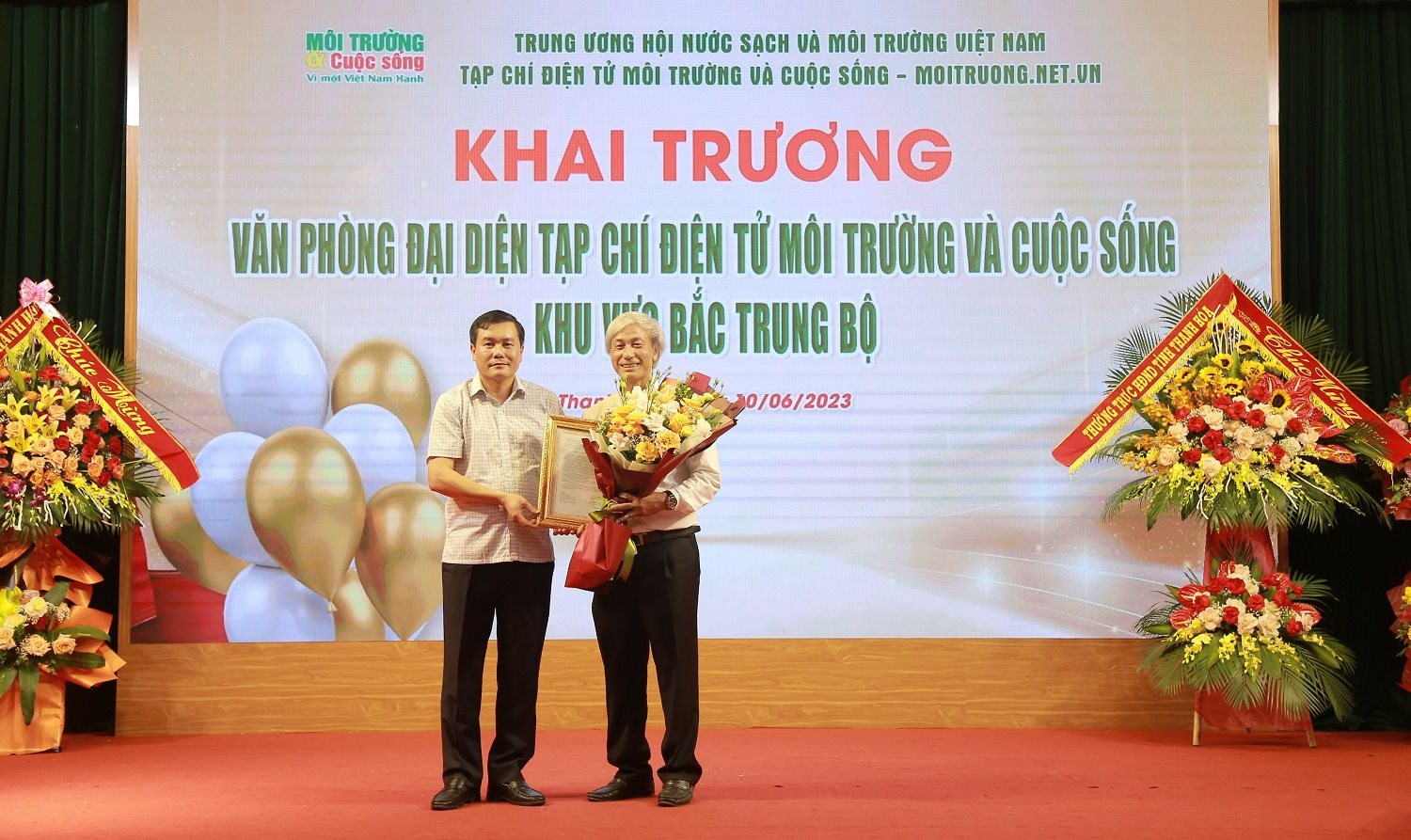 Tạp chí điện tử Môi trường và Cuộc sống khai trương văn phòng đại diện khu vực Bắc Trung Bộ