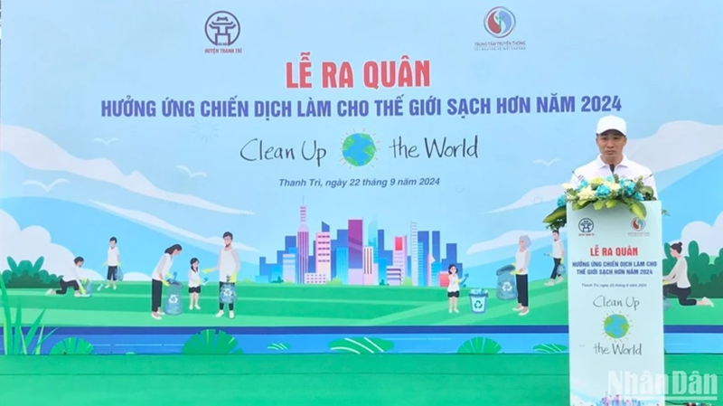 Ra quân Hưởng ứng Chiến dịch làm cho thế giới sạch hơn năm 2024