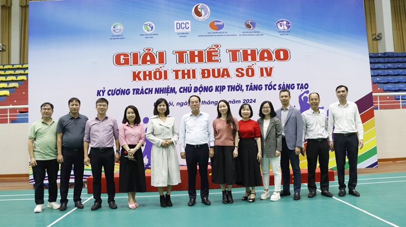 Sôi nổi Giải thể thao Khối thi đua số IV Bộ TN&MT