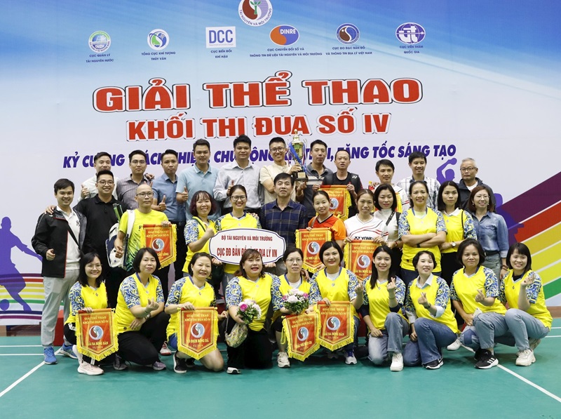 Sôi nổi Giải thể thao Khối thi đua số IV Bộ TN&MT