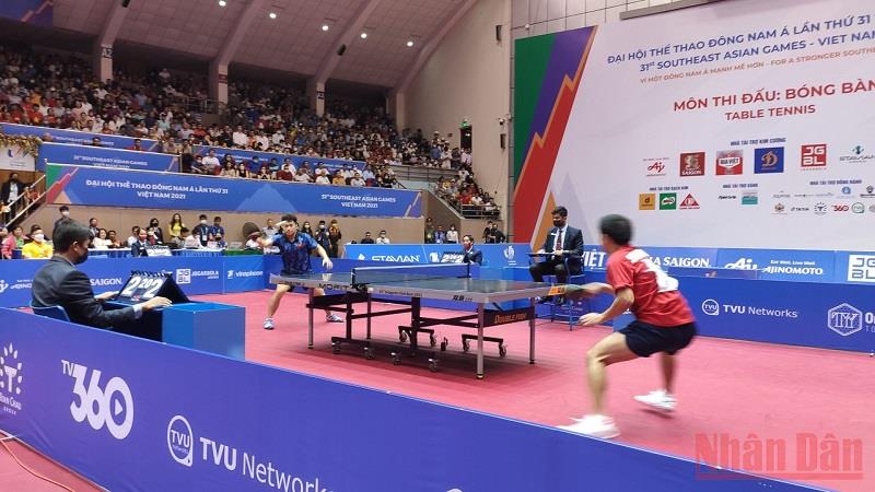 Việt Nam giành Huy chương Vàng bóng bàn SEA Games 31 nội dung đơn nam