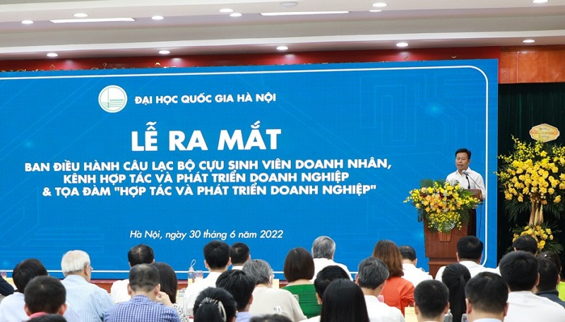 Đại học Quốc gia Hà Nội ra mắt Kênh hợp tác và phát triển doanh nghiệp và Ban điều hành CLB Cựu sinh viên doanh nhân