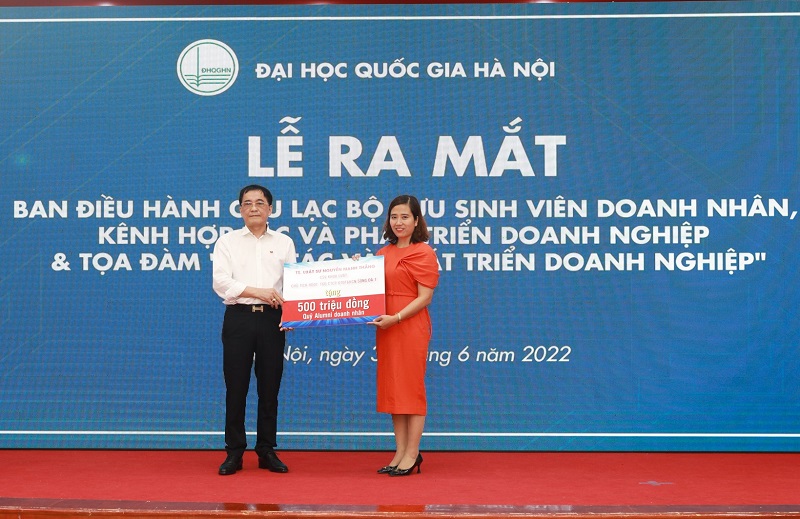 Đại học Quốc gia Hà Nội ra mắt Kênh hợp tác và phát triển doanh nghiệp và Ban điều hành CLB Cựu sinh viên doanh nhân