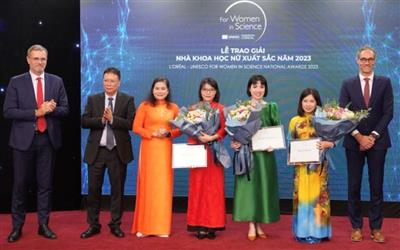 3 nhà khoa học nữ Việt Nam đã được trao giải thưởng khoa học L’Oréal - UNESCO