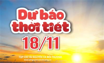 Thời tiết ngày 18/11: Bắc Bộ trời chuyển lạnh, Bắc Trung Bộ mưa dông