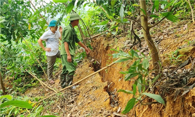 Bắc Giang công bố tình huống khẩn cấp sạt lở đất ở nhiều địa phương