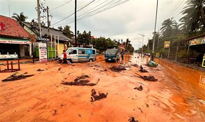 Bình Thuận: Khẩn trương khắc phục sự cố cát tràn trên tuyến đường du lịch ở Phan Thiết