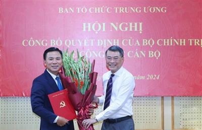 Bộ Chính trị điều động, phân công đồng chí Đỗ Trọng Hưng giữ chức Phó Trưởng Ban Tổ chức Trung ương