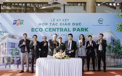 Ecopark hợp tác FPT kiến tạo tổ hợp giáo dục liên cấp tiên phong tại Nghệ An