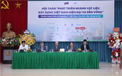 Hội thảo Phát triển ngành vật liệu xây dựng Việt Nam hiện đại và bền vững