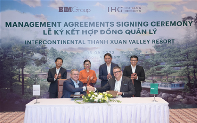 IHG và BIM Group công bố “khu nghỉ dưỡng thung lũng” đầu tiên tại Việt Nam mang thương hiệu InterContinental