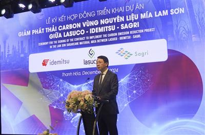 Ký kết Dự án Giảm phát thải carbon vùng nguyên liệu mía Lam Sơn