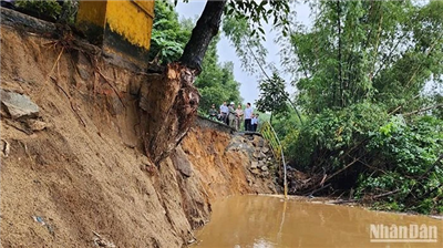 Nỗi lo sạt lở bờ biển, bờ sông ở Quảng Ngãi