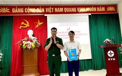 Thành lập Trung đội tự vệ súng máy phòng không 12,7mm Công ty Nhiệt điện Thái Bình