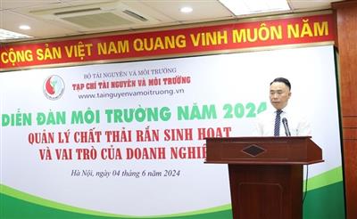 Diễn đàn Môi trường năm 2024: Khẳng định vai trò của địa phương và doanh nghiệp trong quản lý chất thải rắn sinh hoạt